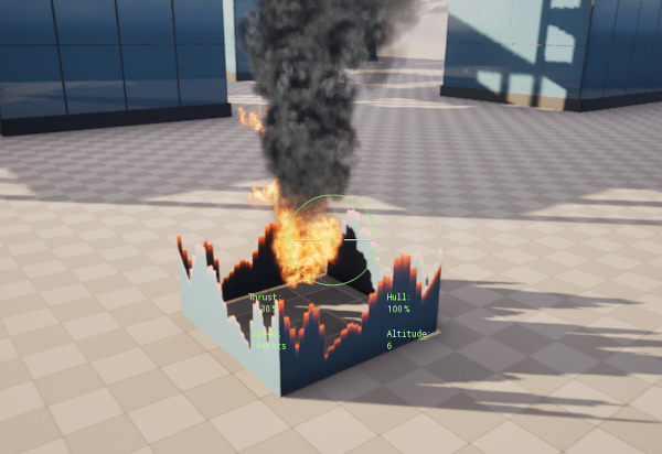 Second: Fire & smoke.